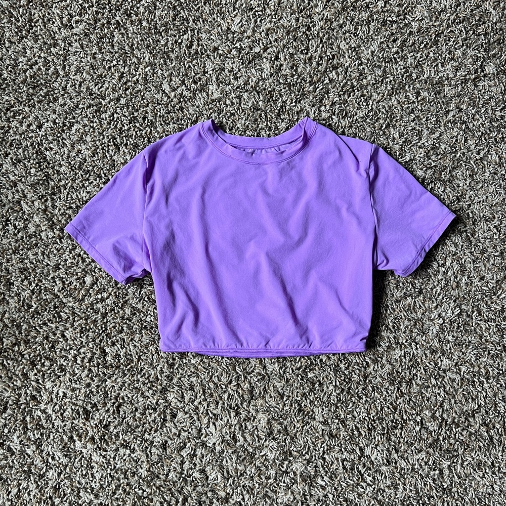 SKIMS purple crop top - Size M